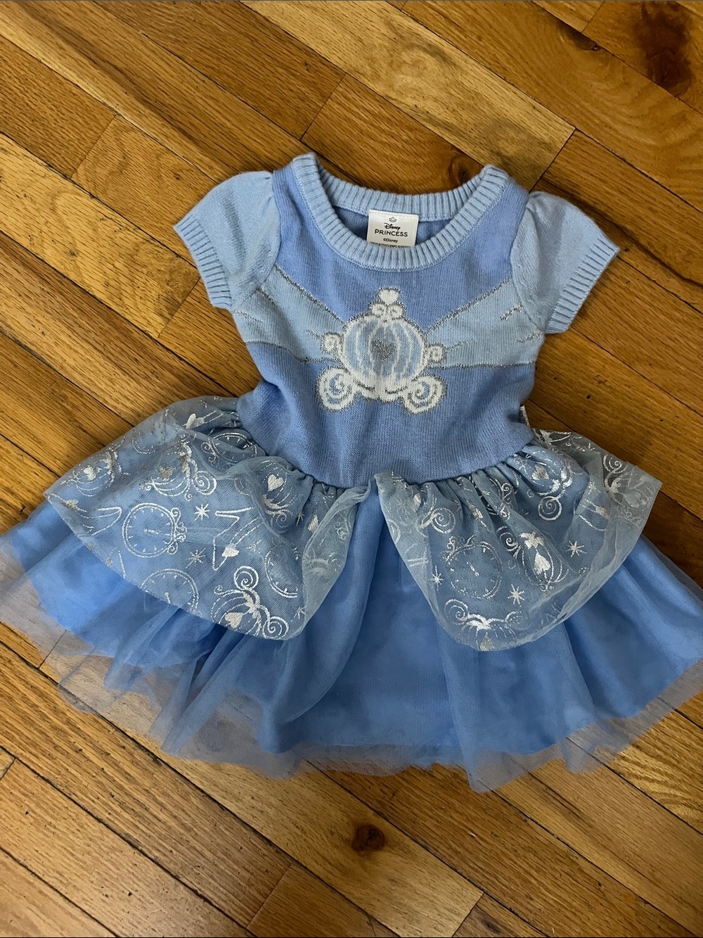 Disney Light Blue Princess Tulle Dress Costume